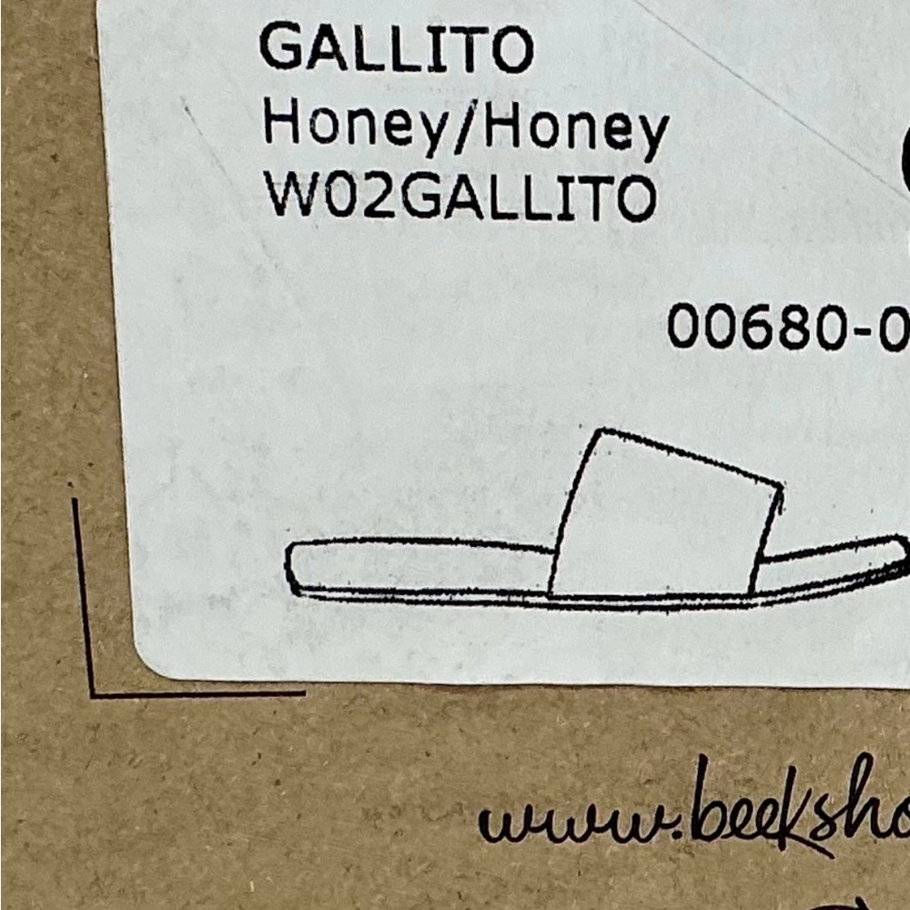 Beek Gallito Leather Sandals Honey Brown Women Comfort Sandals NIB - Picture 13 of 13